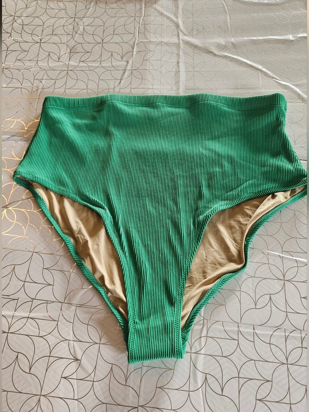 New Old Navy Ribbed High Waist French Cut Bikini Bottoms Plus Size 2X